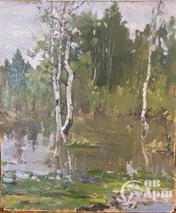 Картина "Две березки"
